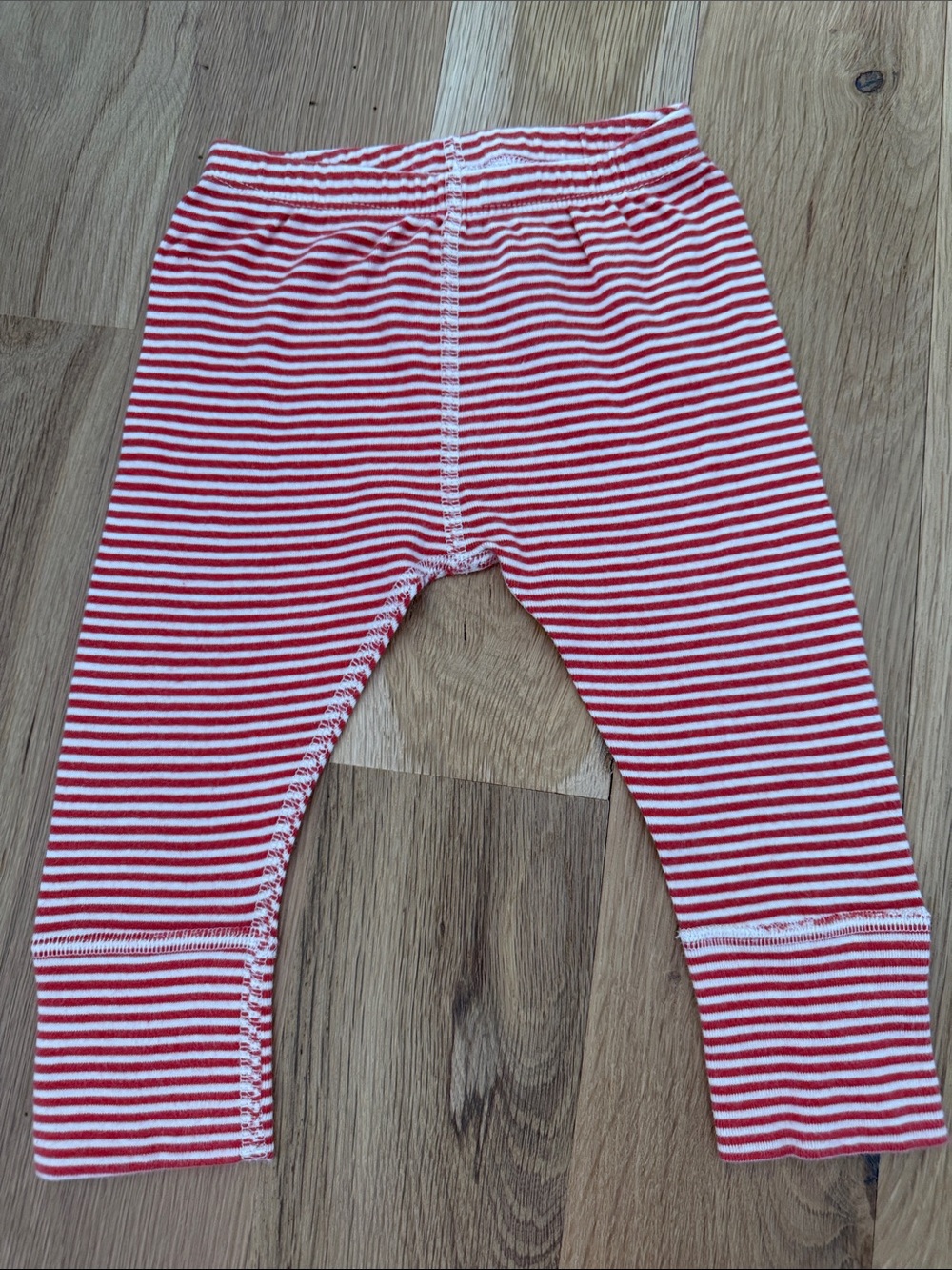 Hanna Andersson Red and White Striped Jogger Pants
